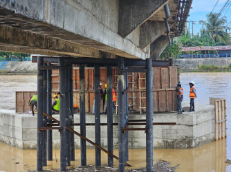 Tahap Dongkrak Dimulai, Jembatan Sei Rokan Ditutup Total 4 September–9 Oktober