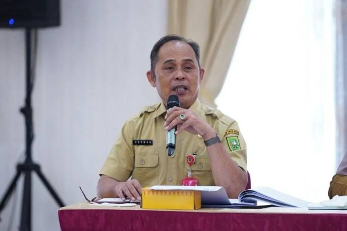 Maju Pilkada, Herman Sampaikan Surat Pengunduran Diri sebagai Pj Bupati Inhil