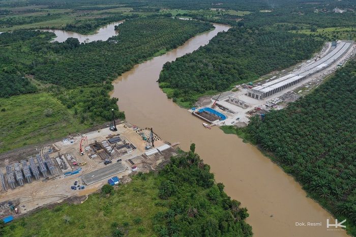 Hutama Karya Tingkatkan Pembangunan Jalan Tol Trans Sumatera, Proyek Rengat Pekanbaru Seksi Lingkar Pekanbaru Capai 35% Progres