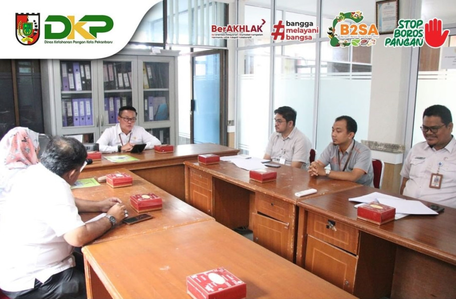 DKP Pekanbaru dan Stakeholders Bahas Persiapan Penyaluran Beras Cadangan Pangan 2024