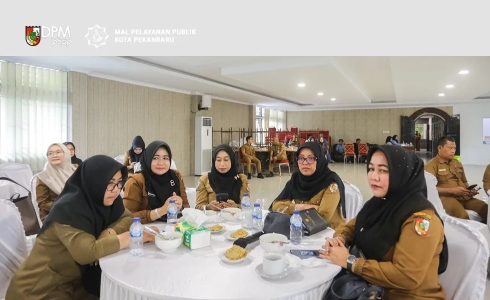 Tingkatkan Layanan, DPMPTSP Pekanbaru Adakan Coffee Morning dengan Pengelola dan Gerai MPP