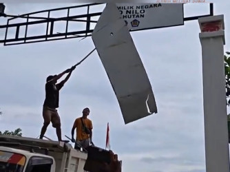 Polda Riau Selidiki Perusakan Pos Satgas TNTN, Otak Pelaku Didalami