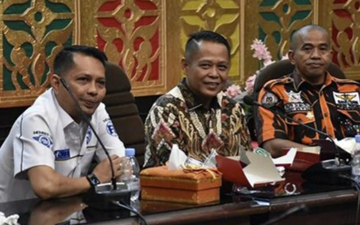 Siap Dukung Kinerja DPRD, Puluhan Anggota Ormas PP Datangi DPRD Kota Pekanbaru