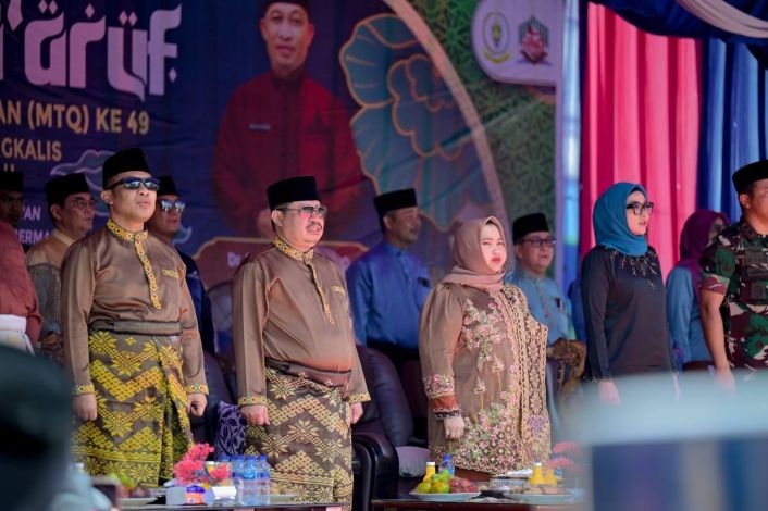 Meriahnya Pawai Ta'aruf MTQ ke-49 Bengkalis: Ribuan Peserta Tampilkan Keberagaman