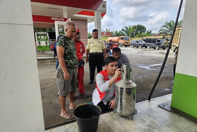 Pastikan Kelancaran Distribusi BBM Jelang Nataru 2024-2025, Pertamina Gelar Sidak ke SPBU di Riau