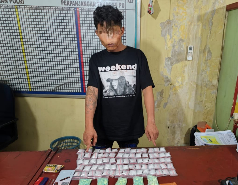 Polsek Kandis Gagalkan Peredaran 74 Paket Sabu dan 501 Butir Ekstasi