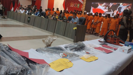 Tujuh Bulan, Polda Riau Tangkap 44 Tersangka Karhutla
