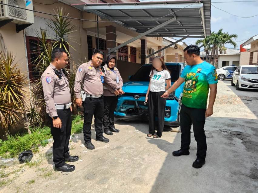 Pelaku Tabrak Lari Pekerja Marka Jalan di Pekanbaru Ditangkap Polisi