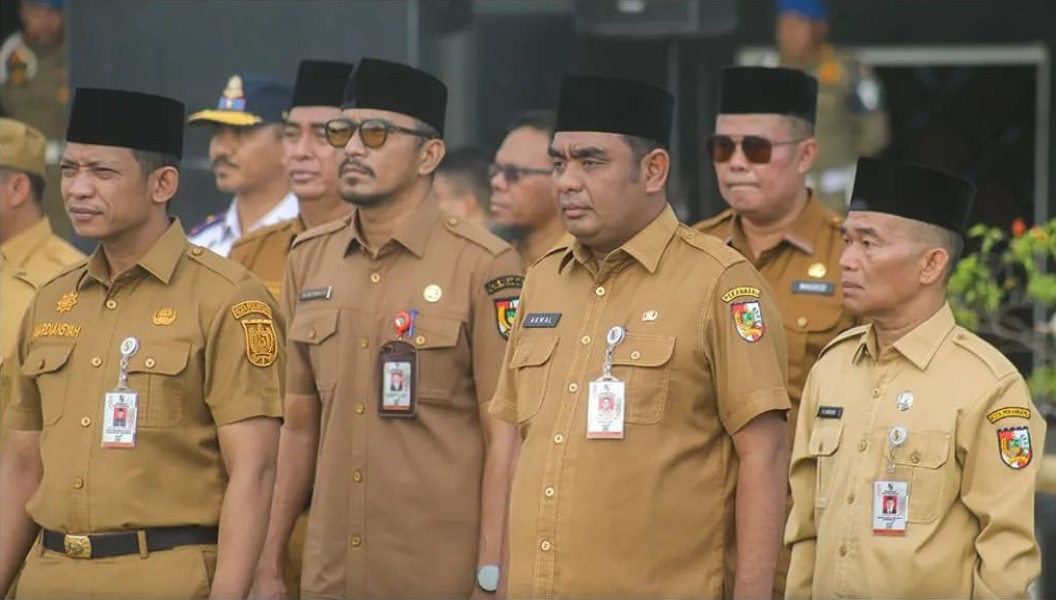 Kepala DPMPTSP Pekanbaru Ikuti Apel Gabungan dan Pengarahan Pj Walikota