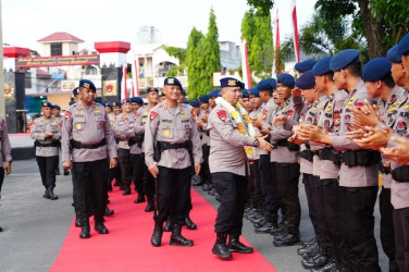 Kunjungi Brimob Polda Riau, Danpas Brimob I: Jauhi Narkoba, Jaga Kehormatan Institusi