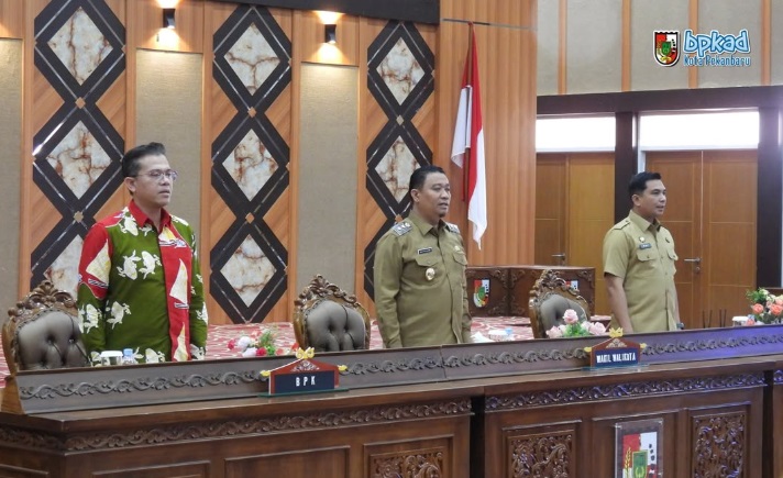 Kepala BPKAD Pekanbaru Ikuti Rapat Entry Meeting Pemeriksaan Awal Laporan Keuangan Tahun 2024