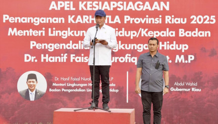Cegah Karhutla, Pesawat Caravan Diterbangkan di Langit Riau Bikin Hujan Buatan