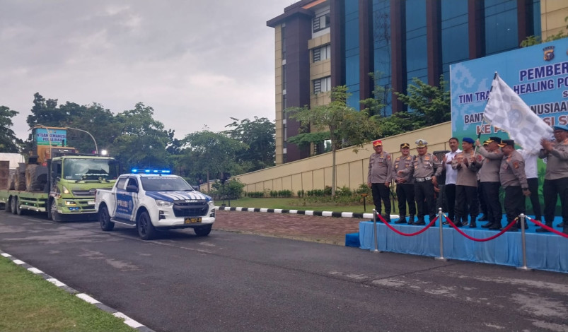 Polda Riau Turunkan Tim Trauma Healing Pulihkan Psikologis Korban Bencana Sumbar