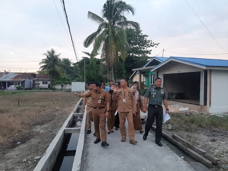 Pemko Pekanbaru Dukung Program TMMD 2024 Dalam Penanganan Kawasan Kumuh di Meranti Pandak