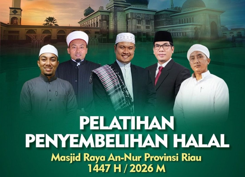 Masjid Raya An-Nur Riau Gelar Pelatihan Penyembelihan Kurban, Langsung Praktik dan Gratis