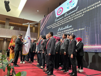 PMRK Riau Resmi Dilantik, Dorong Penyelesaian Sengketa Kesehatan Berbasis Restorative Justice