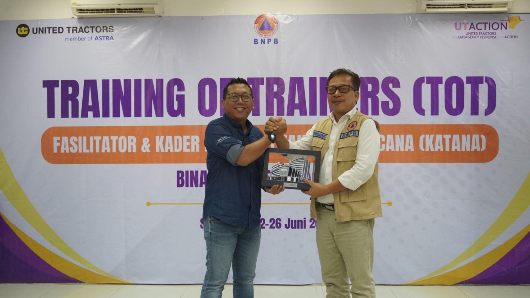 Wujudkan Desa Tangguh, United Tractors Gandeng BNPB Gelar Training of Trainers
