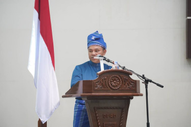 Hadiri HUT ke-60 Inhil, Gubri Abdul Wahid Janji Bangun Kampung Halaman